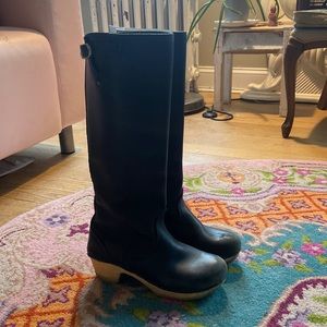 Vintage clog boots